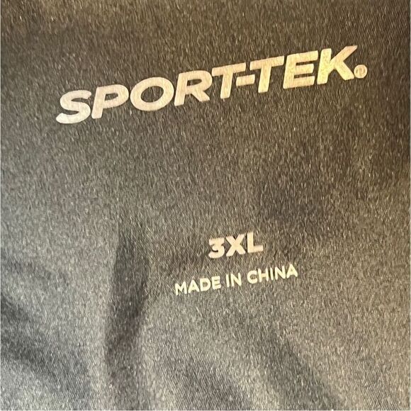 Sport-Tek Mens Half Zip Hooded Long Sleeve Windbreaker Jacket Gray 3XL Stadium - Picture 9 of 10